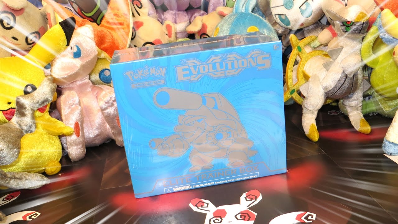 Opening A Pokémon EVOLUTIONS Elite Trainer Box: Mega Blastoise!