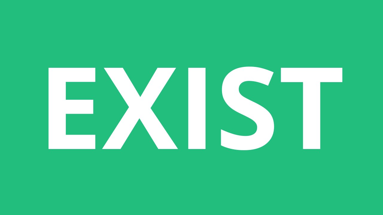 How To Pronounce Exist Pronunciation Academy YouTube