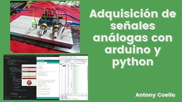 Adquisición de señales analógicas con arduino y Python