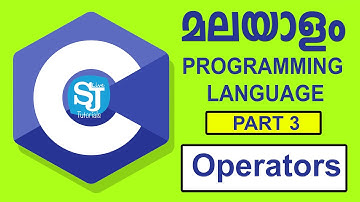 Operators in C programming Language | Malayalam C programming Language