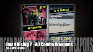 Dead Rising 2: All 50 Combo Weapons (dr choo)