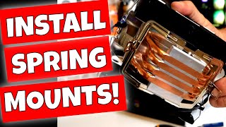 How To Install & Easily Remove Amd Am4 Spring Clip Latch Mount Style Cpu Coolers