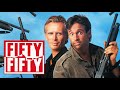 Fifty fifty  full movie  90s action comedy  peter weller robert hays