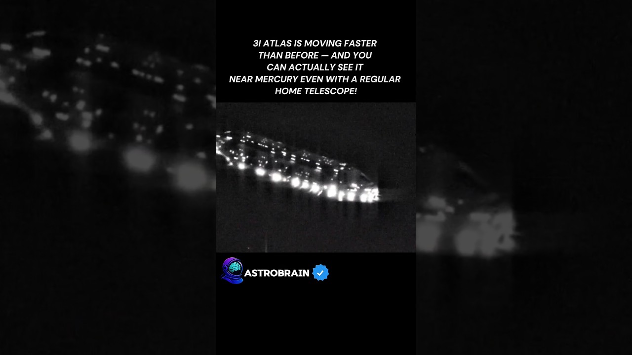 3I ATLAS Is Now Traveling At MAX Speed ☄️