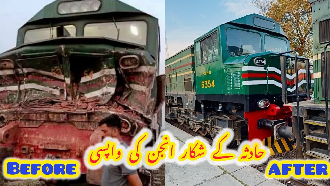 Railway Comeback Story 🚆 | ZCUP30-6354 Returns After Heavy Damage