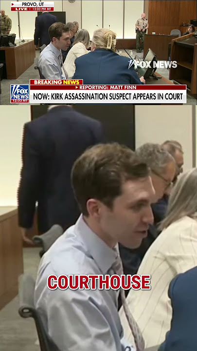 BREAKING: Charlie Kirk assassination suspect Tyler Robinson makes first in-person court appearance