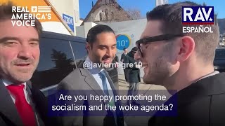 Alex Soros Confronted in Davos | Javier Negre | RAV Español