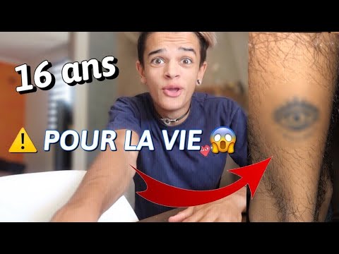 JE ME SUIS FAIS TATOUER À 16 ANS !! * OMG *