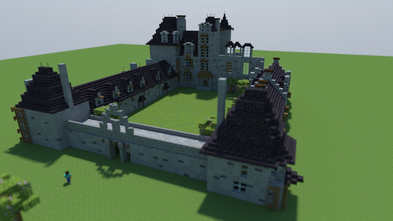Minecraft timelapse | Medieval Castle | French Castle - YouTube