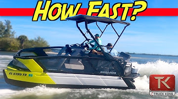 Sea-Doo Switch Sport In-Depth Review - Carving Corners in a Pontoon!
