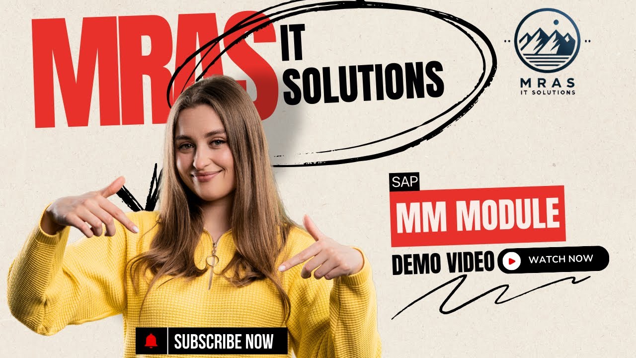 SAP MM Demo Session | Master Material Management with MRAS IT Solutions #sapmmtraining #sapabap #SAP