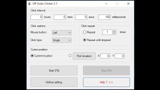 how to put auto clicker on