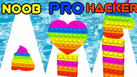 NOOB vs PRO vs HACKER in Fidget Rush