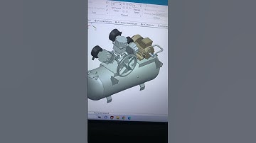 Uwindsor NX CAD reciprocating compressor motion