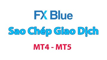 FXBlue Sao Chép Giao Dịch Giữa Nền Tảng MT4 sang MT4, MT5 sang MT5, MT4 Sang MT5 và Ngược Lại