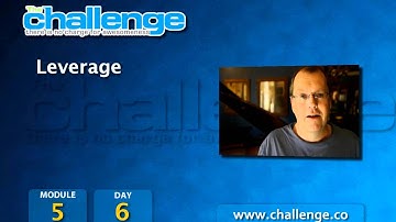 The Challenge: Module 5/Day 6 - Leverage Introduction