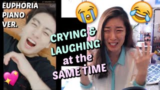 BTS JUNGKOOK - Euphoria Piano Version (JK memories by BTS) REACTION