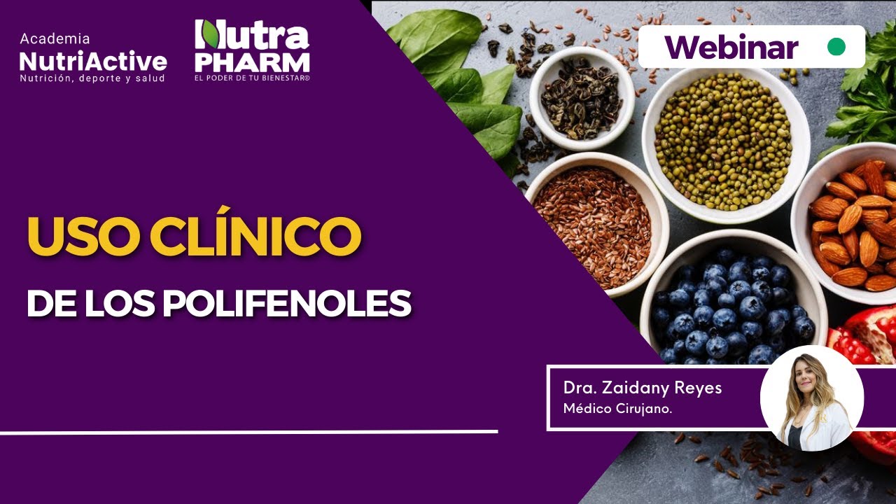 ¡WEBINAR #GRATUITO! REVELANDO el uso clínico de los POLIFENOLES 🔎