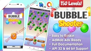 Bubble Shooter Game Android Studio Project with AdMob Ads screenshot 2