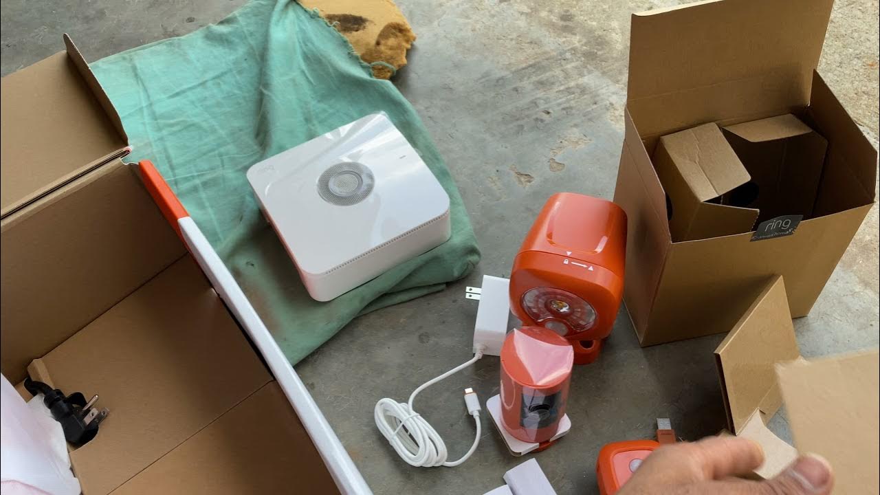 Ring Jobsite Security Starter Kit unboxing YouTube