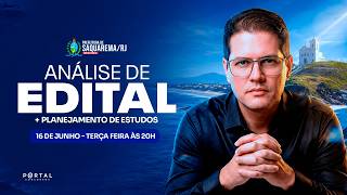 CONCURSO PREF. SAQUAREMA/RJ: ANÁLISE DE EDITAL + PLANEJAMENTO DE ESTUDOS