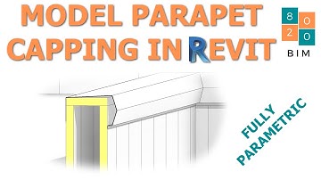 How to Model a Parapet Capping in Revit