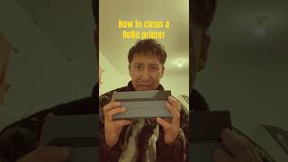 How to clean a rollo printer #rollo #thermalprinter #howto #resellingequipment #equipment #fyp