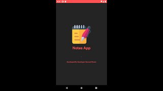 1. Project Setup and Splash Screen | Notes App | MVVM, Kotlin Coroutines |
