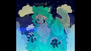 Fleda in the Clouds//Speed Draw//GIMP Drawing//part 1/2