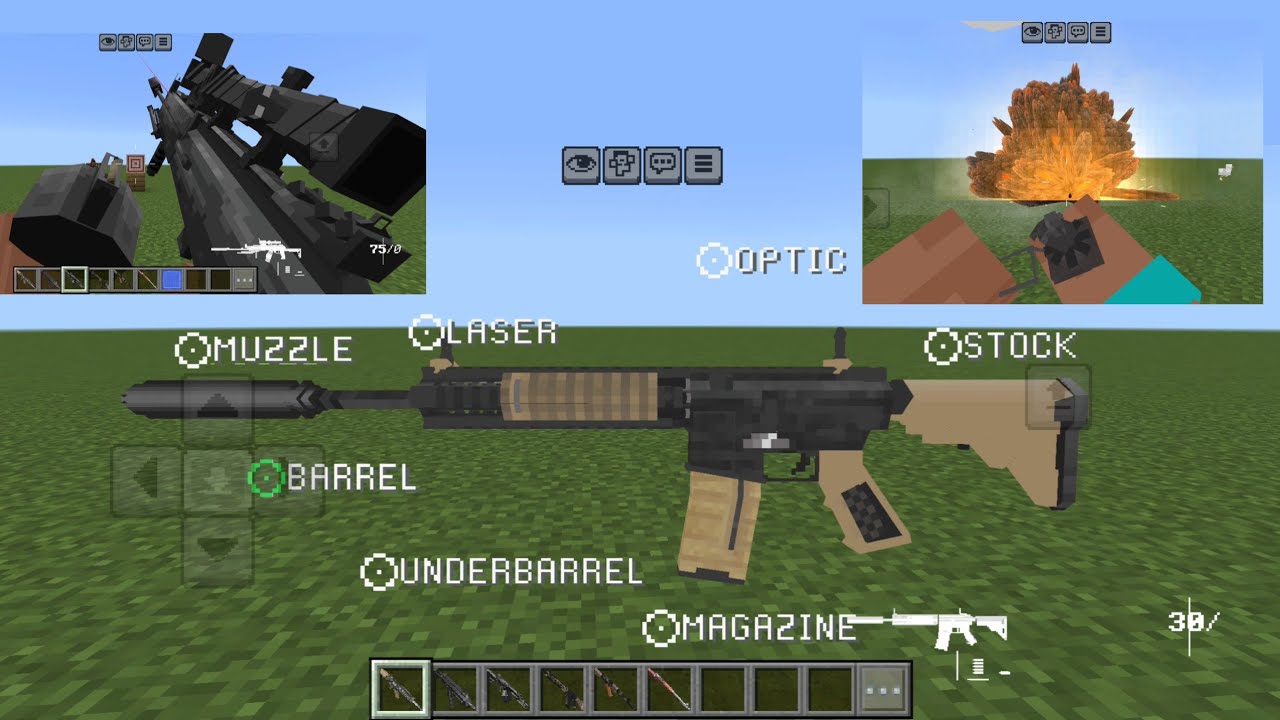 Top Gun Mod Download 🔥 Top 3 Best Gun Mods For Minecraft PE - YouTube