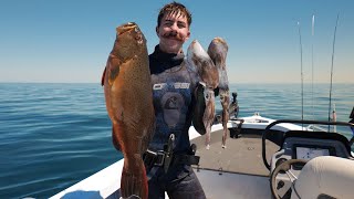 Solo Spearfishing and Squidding in Western Australia