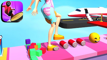 ASMR Tippy Toe Gameplay 👠👟🌈 All Levels Part 26