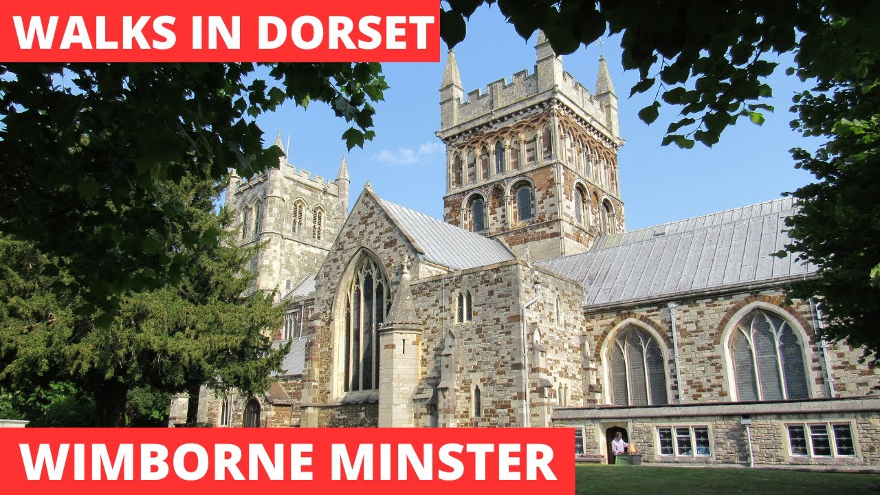 WALKS IN DORSET at WIMBORNE MINSTER (& ALONG THE RIVER STOUR) (4K)