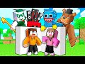 Build To SURVIVE OP MOBS - MINECRAFT!