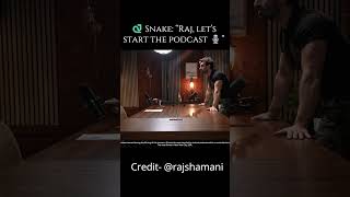 When the guest is a snake… and things get REAL 😳🐍🎙️ #rajshamani #podcast@rajshamani