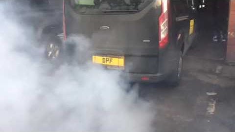 Ford Transit custom DPF regeneration after cleaning procedure at www.doncasterdpfcleaning.co.uk