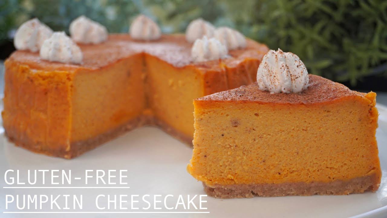Безглютеновый тыквенный чизкейк с домашней основой 🎃