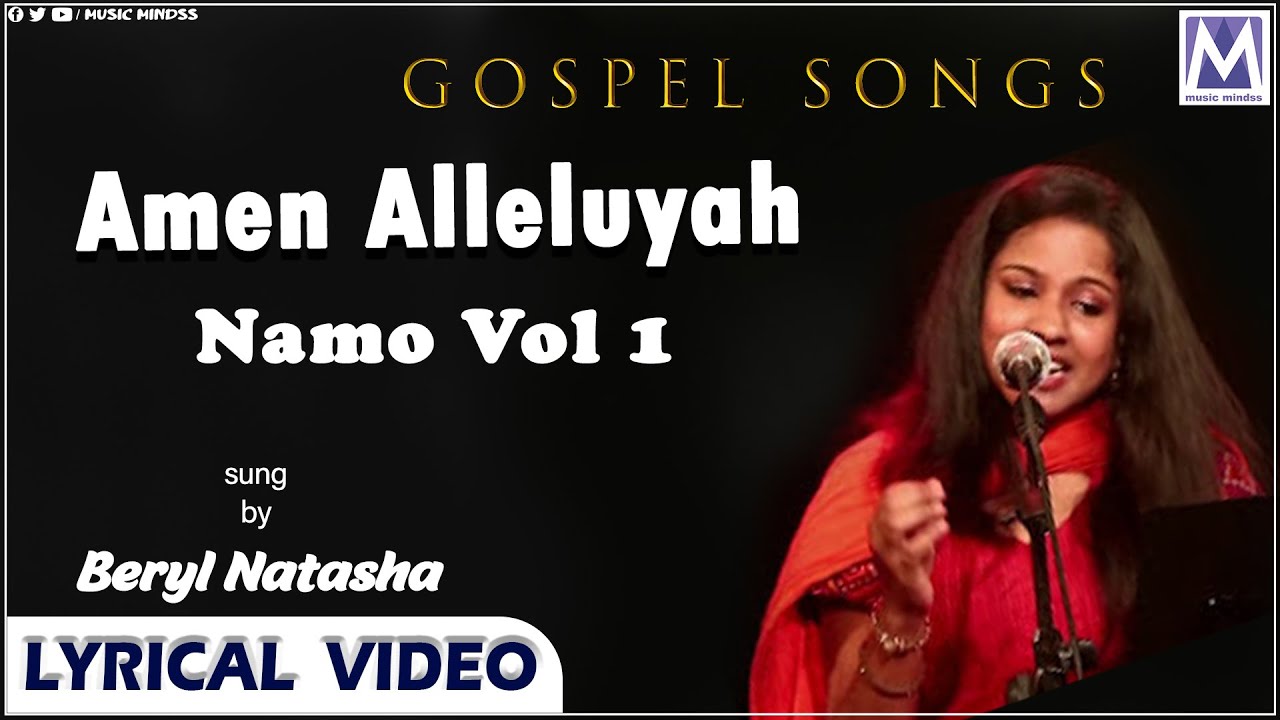 Amen Alleluyah   Lyrical  Namo Vol 1  Beryl Natasha Clement Vedanayagam  Tamil Christian Songs