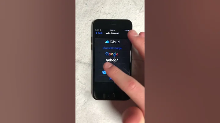 How To Add Multiple Email Accounts On iPhone Or iPad #Shorts