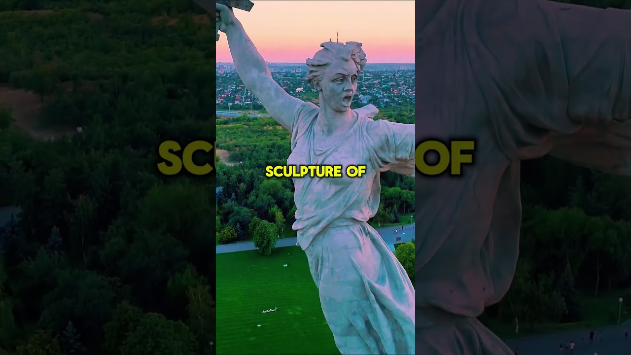 Motherland Calls: A Symbol of Strength 🇷🇺 #russia #volgograd