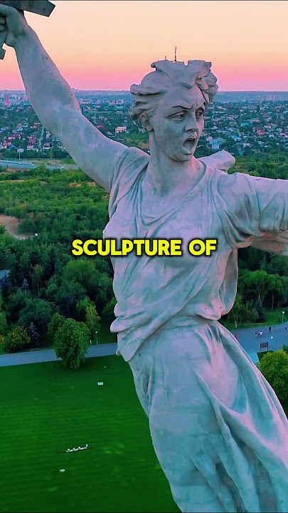 Motherland Calls: A Symbol of Strength 🇷🇺 #russia #volgograd