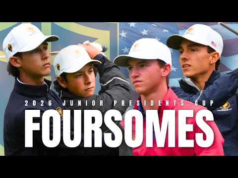 One Hole From Every Foursomes Match | Junior Presidents Cup