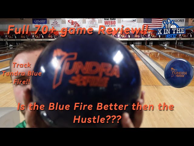 Track Tundra Blue Fire Bowling Ball Review// our opinion after 70+