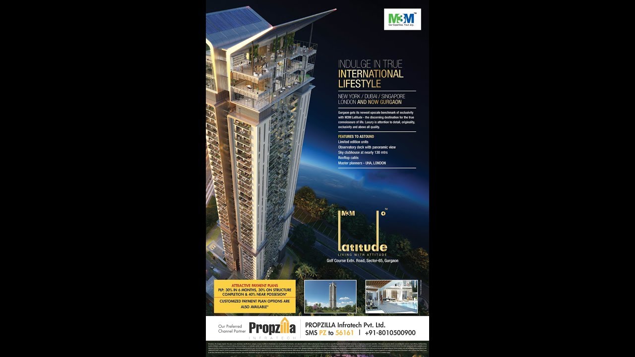 M3M Latitude Sector 65 Gurgaon | Book Site Visit 08010500900