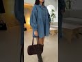 Effortless Denim: Button Down Mini with Pockets