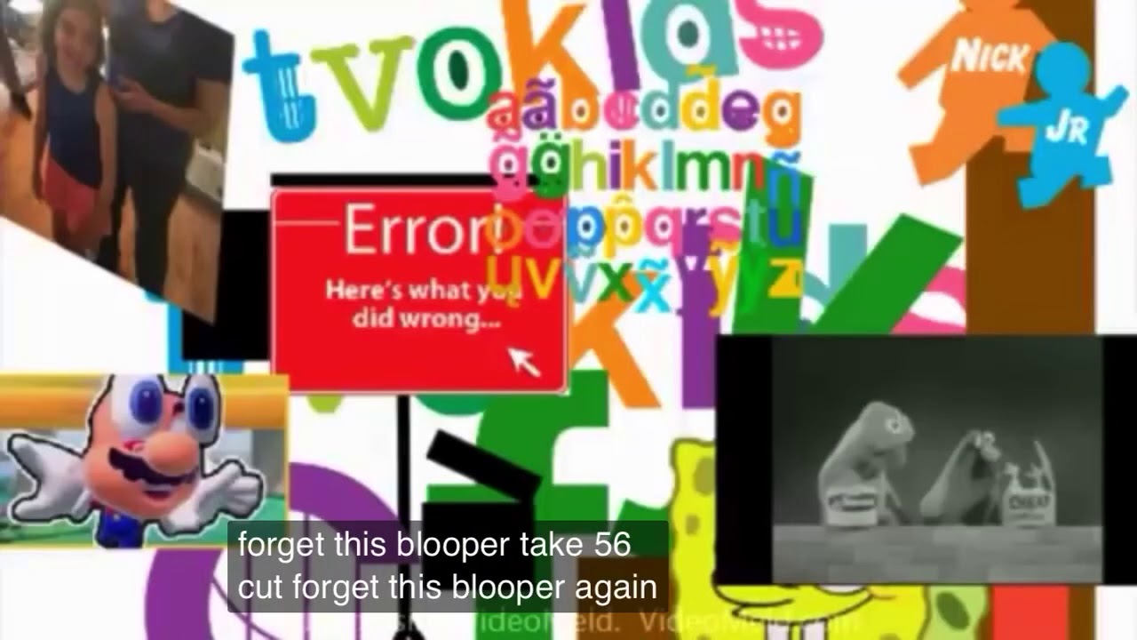 TVOKids Logo Blooperganza 2 Take 1 Nickelodeon Fit is Here