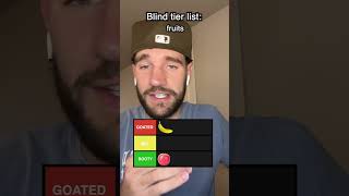 Today's tier list....fruits 🍓🍎🍉 where would you rank them?