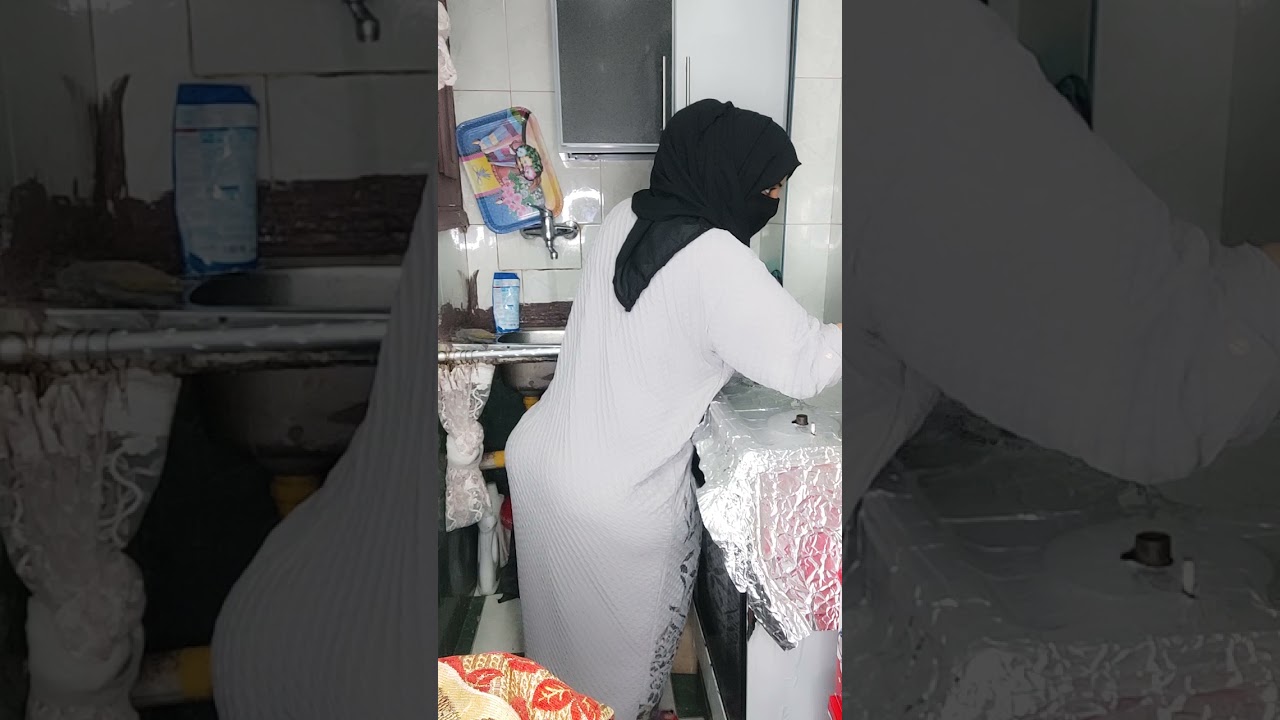 في ترتيب مطبخي كان مكركب  نظفت وا باسهل طريقه