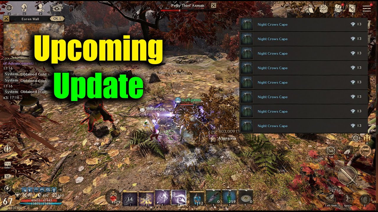 Night Crows Upcoming Update