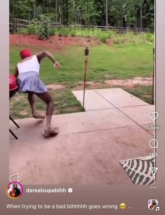 DAREALSUPABIHH FALLS AFTER HIS HEEL BREAK ππ #bigo #hilarious
